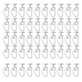 thumbnail image 1 of AOOOWER 50Pcs Quiet Curtain Track Carriers Gliders Hook for Heavy Drapes Hanging Hook, 1 of 8