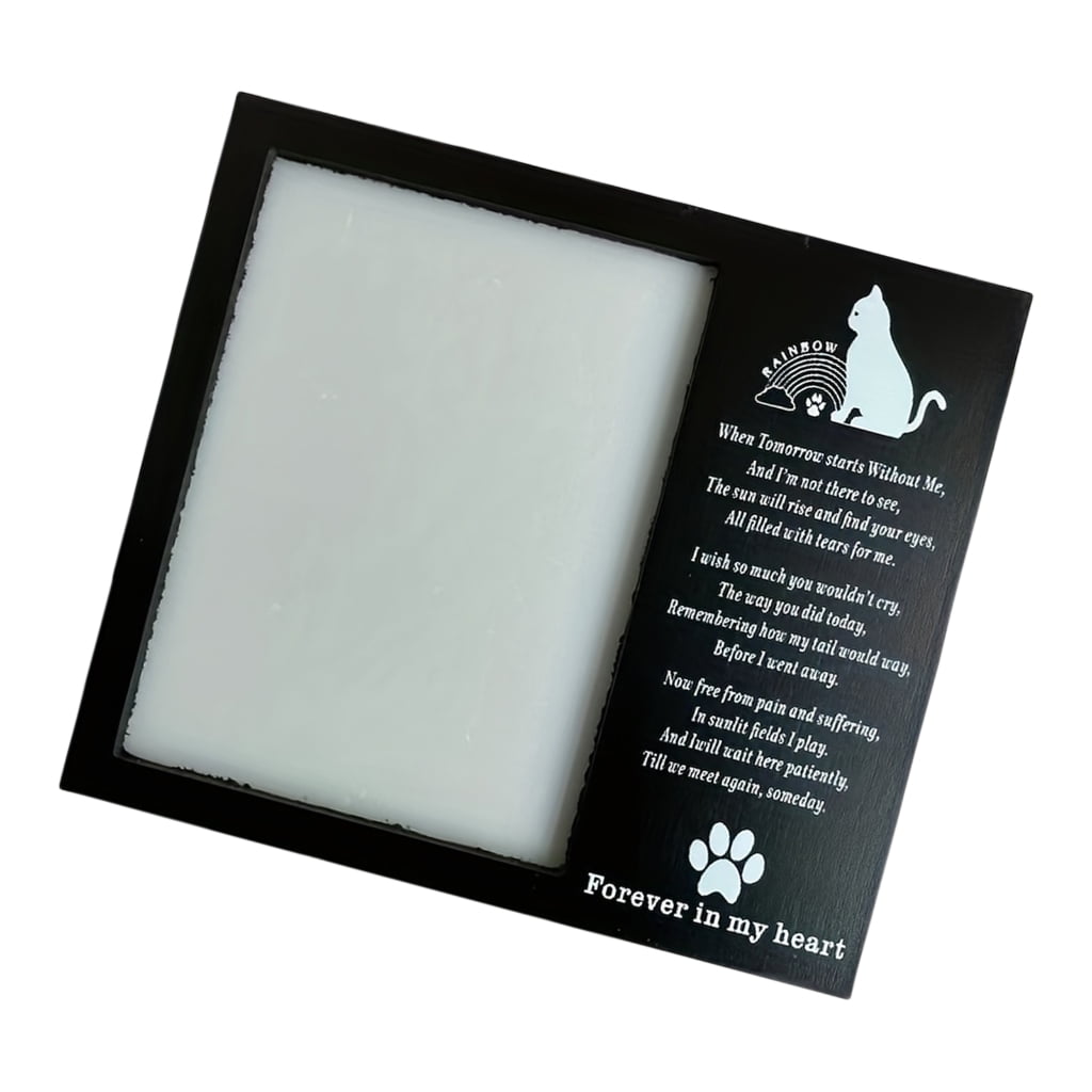 Dog Photo Album Memoral Keepsake Personalzed Wth Name Paw Prnt Cat