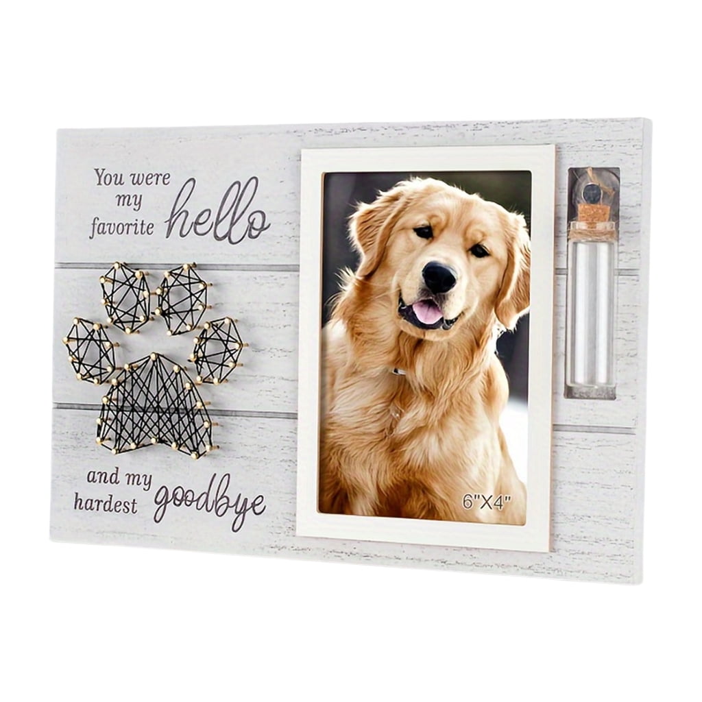 Pet Commemorative Photo Frame Wooden Cat Photo Frame Dog Photo Ornaments