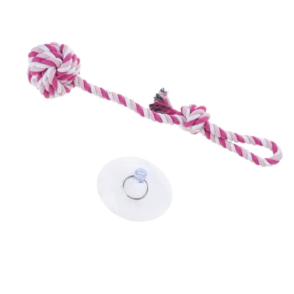 AOOOWER Pet Teeth Clean Chew Toy Cotton Rope Chewing Teething Toy for Indoor Exercise