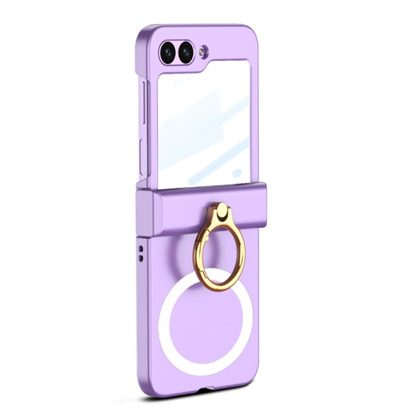 AOOOWER Phone Case Housing with Front Screen Protector, Magnetic Attachment for Z Flip6