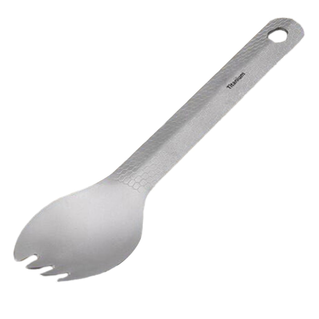 Couvert Spork Titanium - Cuillère Fourchette Outdoor Camping - Léger