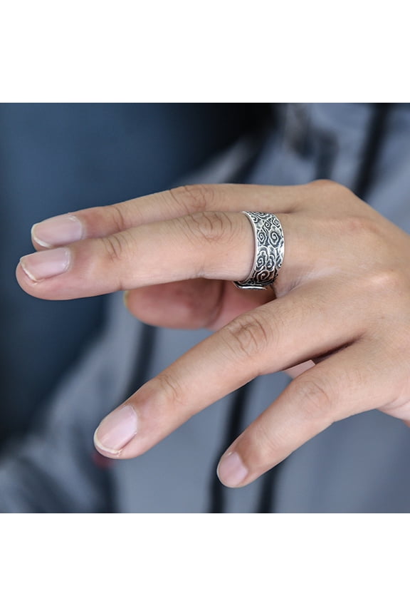 Pixiu Ring Amulet Wealth Lucky Open Adjustable Ring Buddhist Jewelry Gift