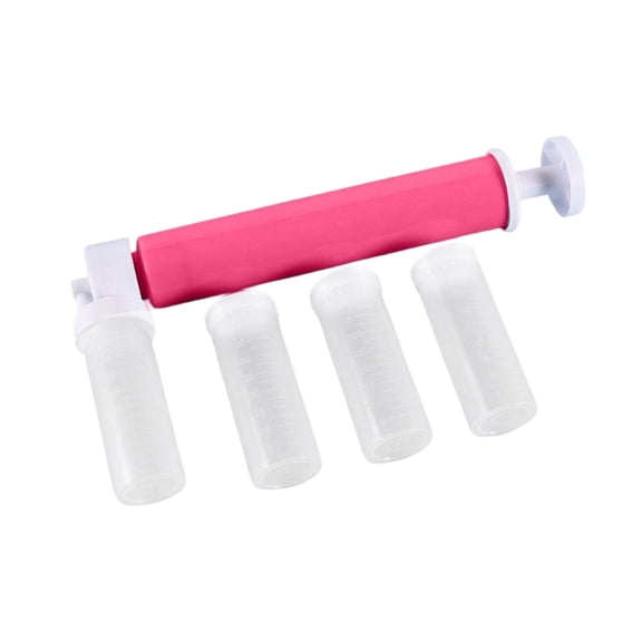 AOOOWER Plastic Cake Sprayer Guns With Customizable Nozzle Family Baking Activity Essential Tool