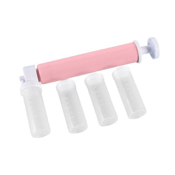 AOOOWER Plastic Cake Sprayer Guns With Customizable Nozzle Family Baking Activity Essential Tool