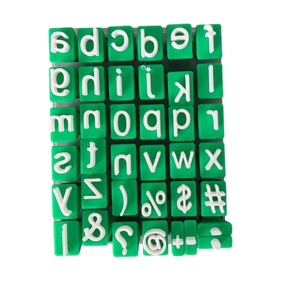 AOOOWER Plastic Letter Stamper Kids Educational Toy for Preschooler Scrapbooking Stamper