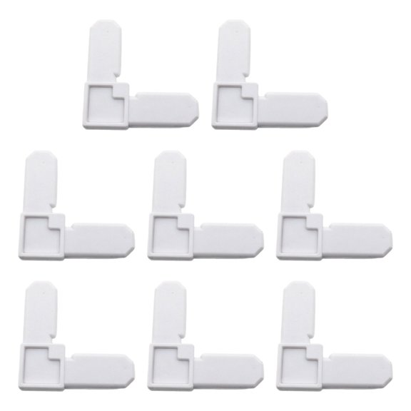 AOOOWER Plastic Right Angles Corner Bracket 5/16X3/4Inch Quick Snapping Design Window Screen Frame Corner Connector For Door Frame