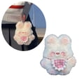 thumbnail image 1 of AOOOWER Plush Rabbit Pendant Keychain for Women Squeaking Function Keys Chain Bag Charm Ornament Couple Gift DIY Decorations, 1 of 10