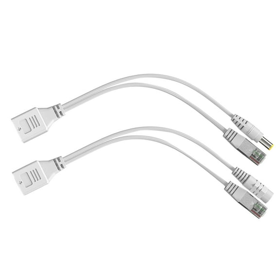 AOOOWER PoE Injector and Splitter Power Over Ethernet RJ45 DC5521Connector for Camera