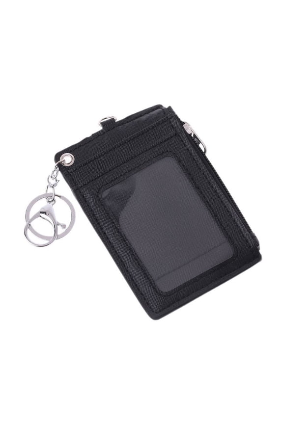 Portable Business ID Card Credit Badge Holder Coin Purse Wallet Keychain