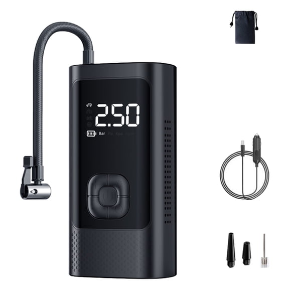 AOOOWER Portable Car Pump Quick Inflate Portable Designing Air Compressor