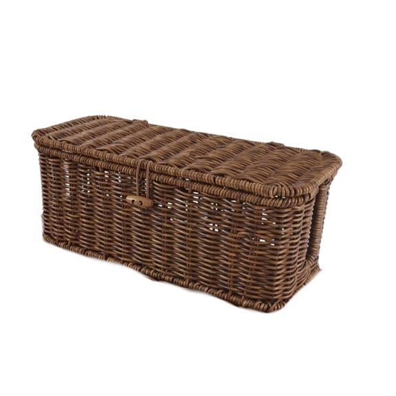 AOOOWER Portable PE Fabric Storage Crate With Flipping Top Design For Easy Access