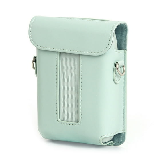 AOOOWER Portable Printer Carrying Shoulder Bag For Mini Link 3, AntiDust PU Leather Case With Shoulder Strap Travel Companions