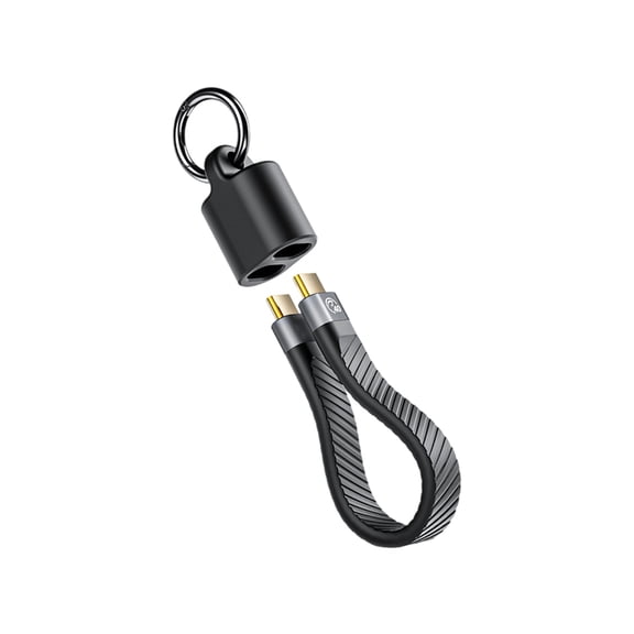 AOOOWER Portable USB C 4.0 Keychain Cable 10Gbps Data Transfer Fast Charging Aluminum