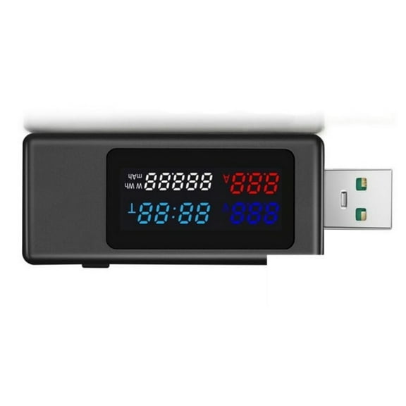 AOOOWER Portable USB Meter USB Multimeter For Monitoring Charging Efficiency And Safety