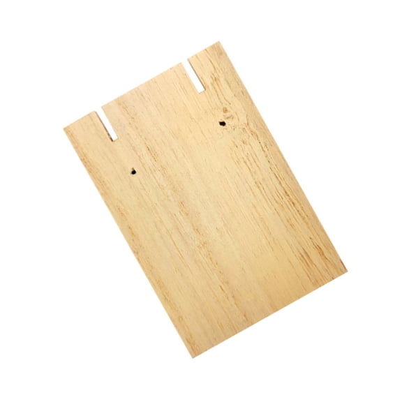 AOOOWER Practical Jewelry Holder Wood Earring Display Stand Office Display Rack for Jewelry and Business Cards at Home or Retail