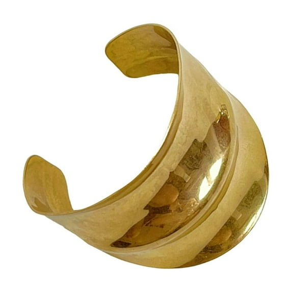 AOOOWER Practical Modern Irregular Shape Arm Cuff Gold Sturdy Metal Comfortable Wear Easy to Pair with Various Stylish Outfits
