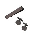 thumbnail image 1 of AOOOWER Practical Sturdy Tie Clip and Cufflinks Set for Office and Formal Event, 1 of 21