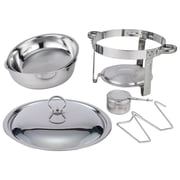 AOOOWER Premium Nonrust Steel Food Warmers 4.5L Round Design For Restaurants And Homes