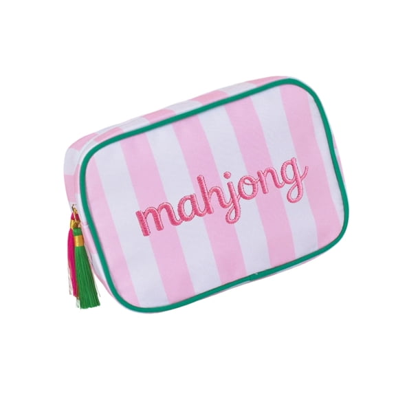 AOOOWER Premium Zippered Mahjong Container In Various Hues For Secure Storage And Easy Access