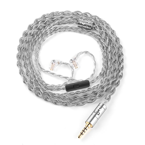 AOOOWER Professional 4Strand 336Core Audios Cable Builts In Microphones (Optional) For Enhances Vocal Claritys And Bass Response