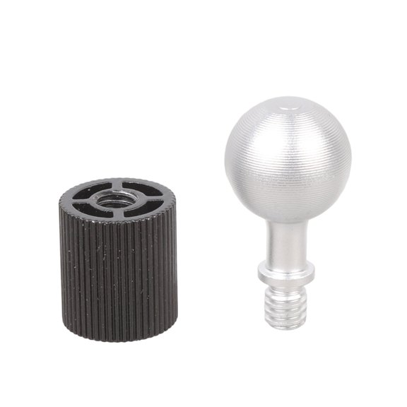 AOOOWER Professional Aluminum Adapter 1/4 Inch 17mm Ball Joint Stable Device Mounting