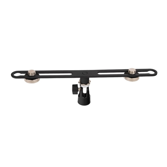 AOOOWER Professional Double Microphone Aluminum Mounting Bar Stereo Audios Capture Lightweight Construction For Studio Field Recording