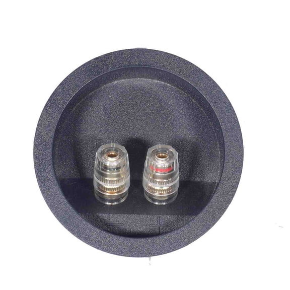 AOOOWER Professional Speaker Terminals Panel 72mm Mounting Hole Spring Loaded Binding Posts Coppers Contacts Bi Wiring Capable