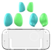 AOOOWER Protector Cover Scratchproof Clear Shell for NS2 Console Skin Sleeve Gamepad Housing with Replaceable Handle Grips
