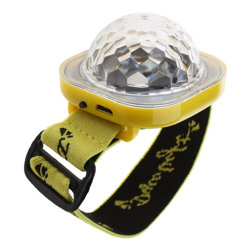 AOOOWER RGB Light Wearable Watch Disco DJ Stage Lights USB5V