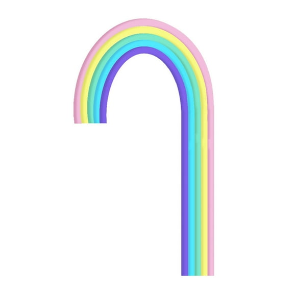 AOOOWER Rainbow Cake Toppers Decoration for Fruit and Dessert Display Multipurpose Cake Embellishment Birthday Party Supplies