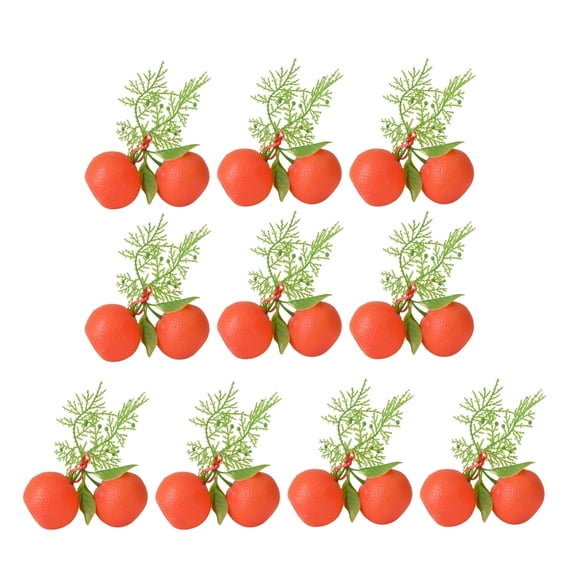 AOOOWER Realistic Simulation Tangerines Fruit Artificial Orange for Display Decoration