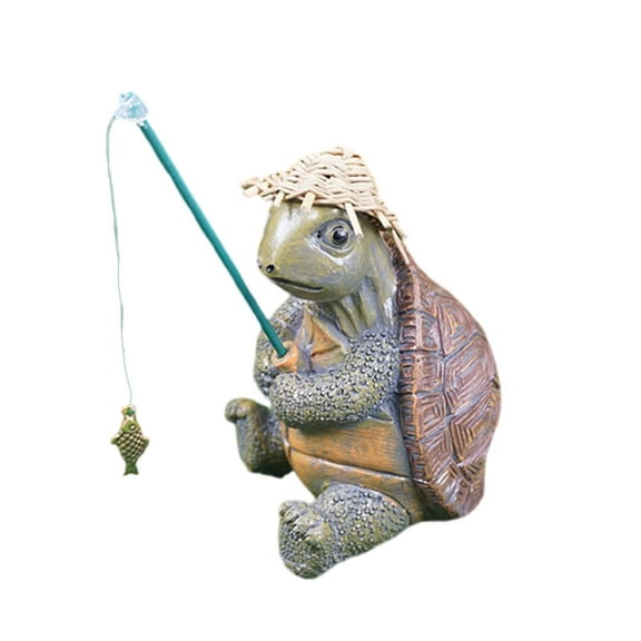 AOOOWER Realistic Turtles Resin Sculpture Ornamentation for Lawn Porch and Indoor Decoration Sculpture Statue