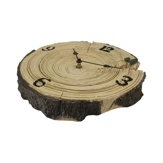 AOOOWER Reliable Outdoor Resin Wall Clock with Waterproof Feature for Backyard Pool Area Decoration Easy to Install Wall Clock