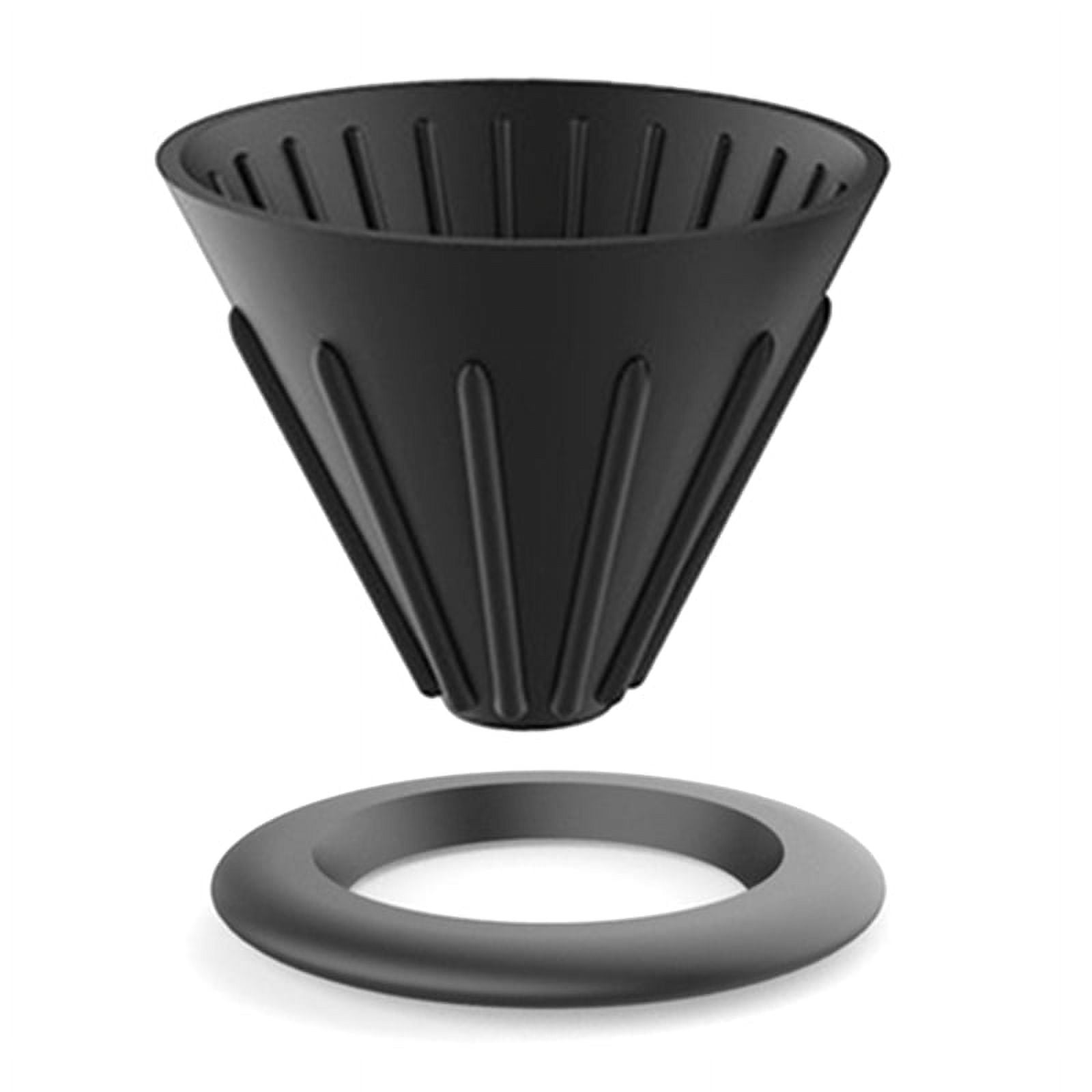 AOOOWER Reusable Coffee Funnel Silicone Coffee Drip Filter Cup