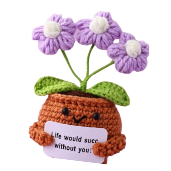 AOOOWER Reusable Cotton Yarn Crafting Set for Household Decorative Potted