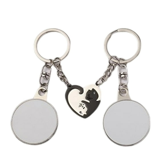 AOOOWER Rotatable Alloy Key Chains for Projects Craft Supplies and Unique Gifts