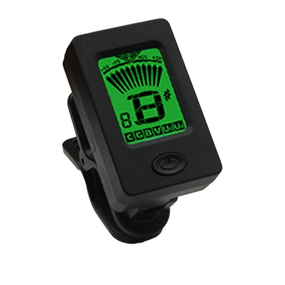 AOOOWER Rotatable Guitar Tuner, Clip on Tuner, Digital Electric Tuner with LCD Display