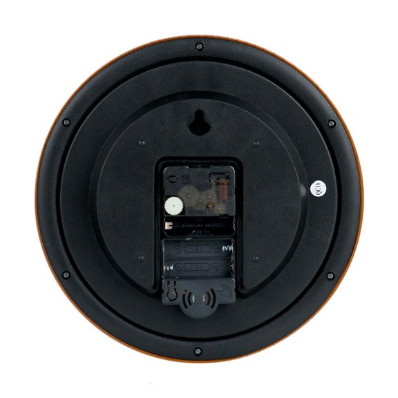 AOOOWER Round Wall Clock with Bird Art and Hourly Sound Reminder Accent
