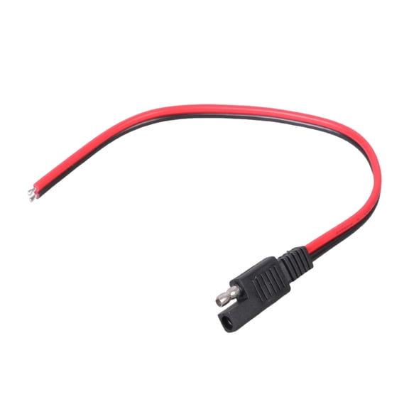 AOOOWER SAE to 2Pin Power Cable 15Amp DC12/24V Tinned Ends for ATV Boats Solar Systems