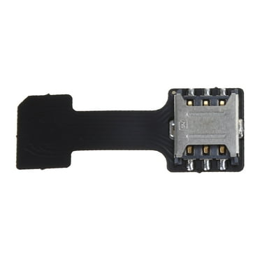AOOOWER SIM Card Adapter Converter Standby Flex Cable Dual SIM + Micro SD Two-in-one Horizontal for Android Sim Card Extension