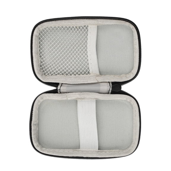 AOOOWER SSD Protector Case with Mesh Pocket Travel Pouch Case Storage Bag for SDSSDE60-500G Scratchproof Pouch(Bag ONLY)