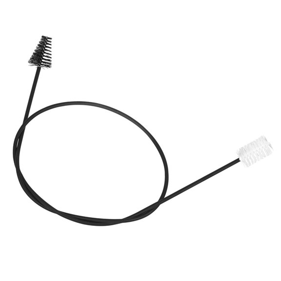 AOOOWER Saxophone Bend Neck Nylon Brush Double Ended Trumpet/Cornet Cleaning Brush 89cm