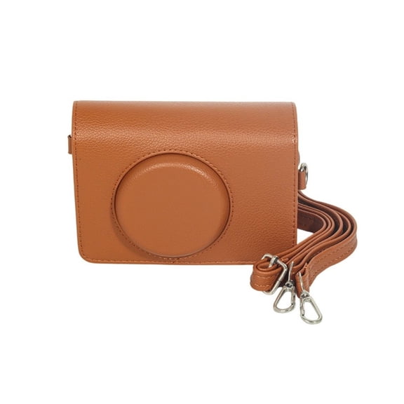 AOOOWER Scratch Resistant Camera Cover Protective Case Camera Storage Bag Texture Black/Brown Color for MS200 Camera