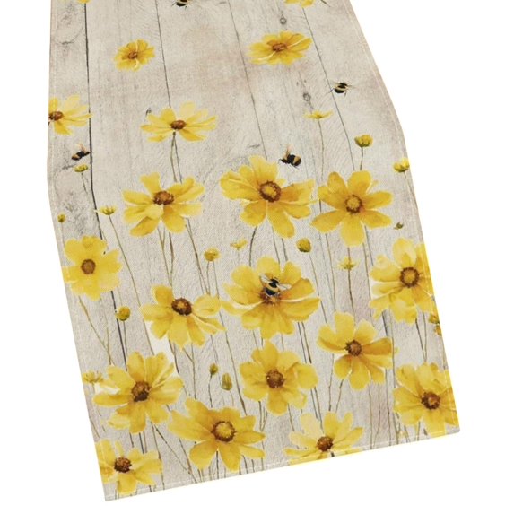 Runner Textiles Images AOOOWER Seasonal Home Textile Decorative Runner Spring Garden Pattern ...