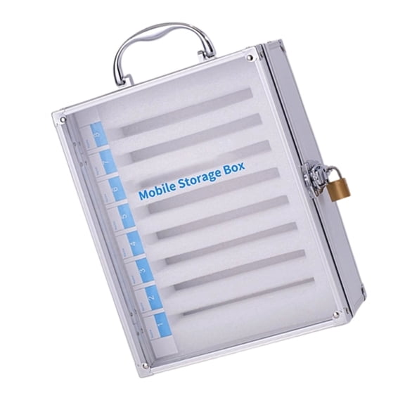 AOOOWER Secure Smartphone Lock Box Aluminum Alloy Construction Space Efficient Design