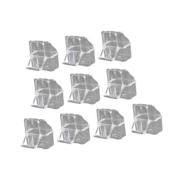 AOOOWER 10Pcs Bird Cage Feeder Water Cups for Cockatiels Parrots Bird Feeding Supply