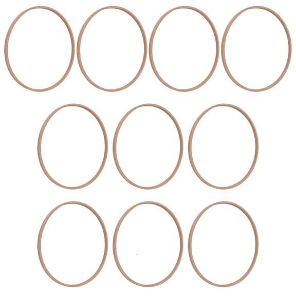 AOOOWER Set of 10 Wood Floral Hoop Round Craft Hoop Wood Wreath Hoop Rings for Art Craft Wedding Wreath Making