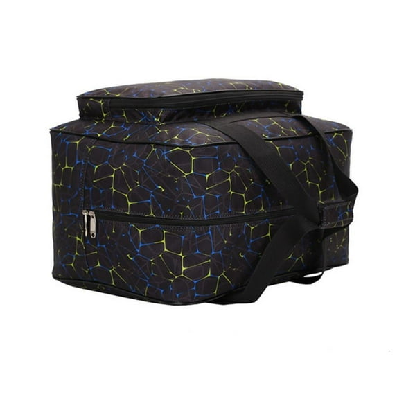 AOOOWER Sewing Machine Carrying Case With Accessory Compartment Nylon Fabric Padded Handles for Safe Transport and Travel Use