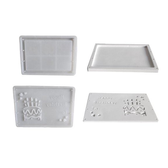 AOOOWER Silicone Mold for Birthday Gift Box Crafting and Creative DIY Projects Mould